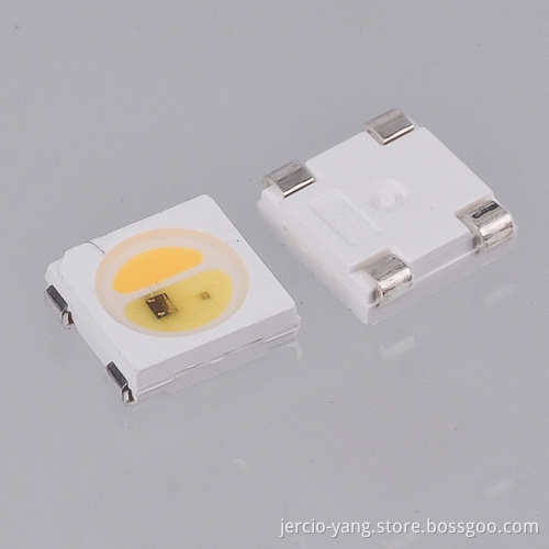 All kinds of white light single point single point control built-in IC SK6812WWA double white light + amber color